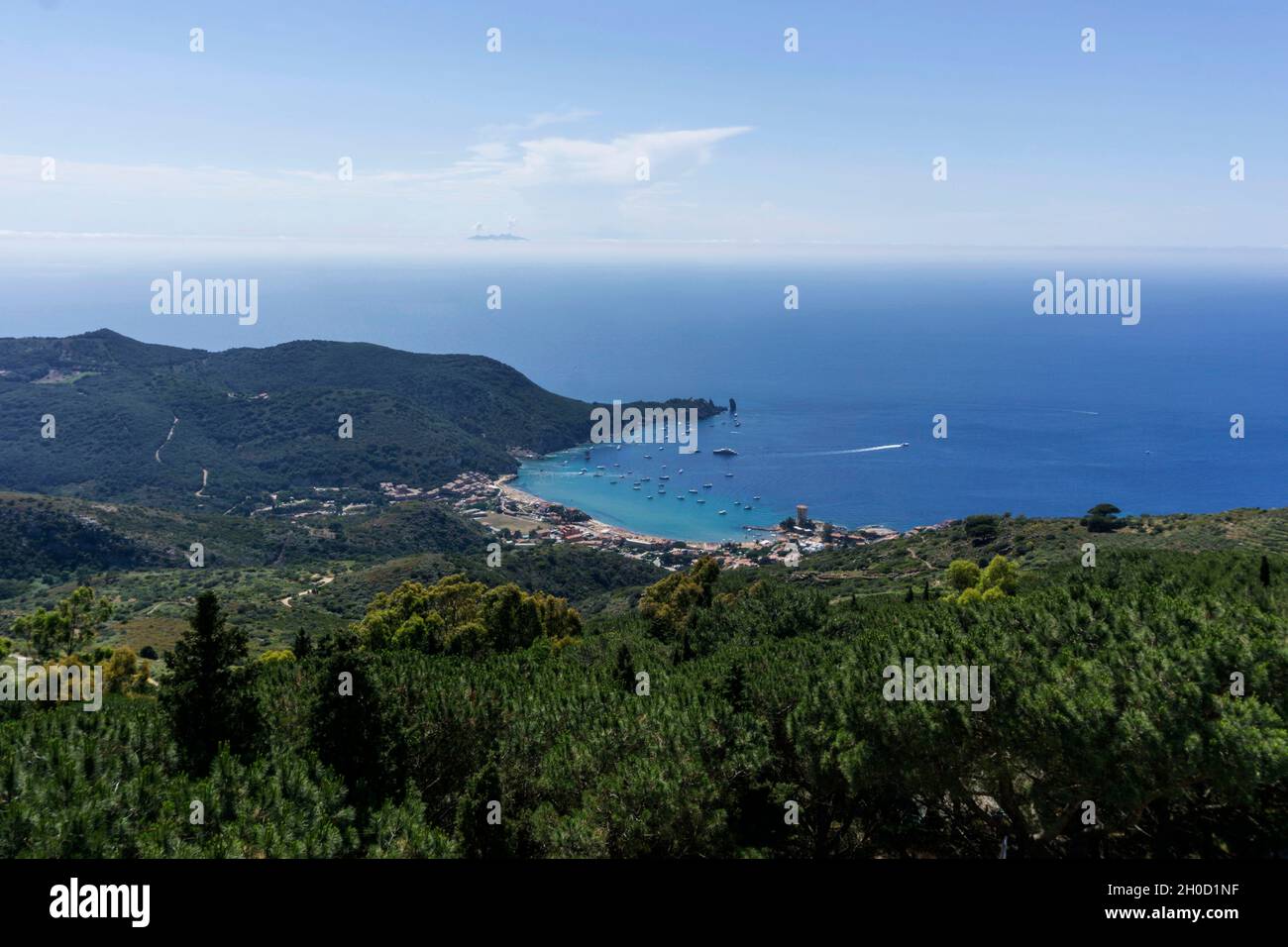 Giglio Campese, Isola del Giglio, Toscana, Italia, Europa Foto Stock