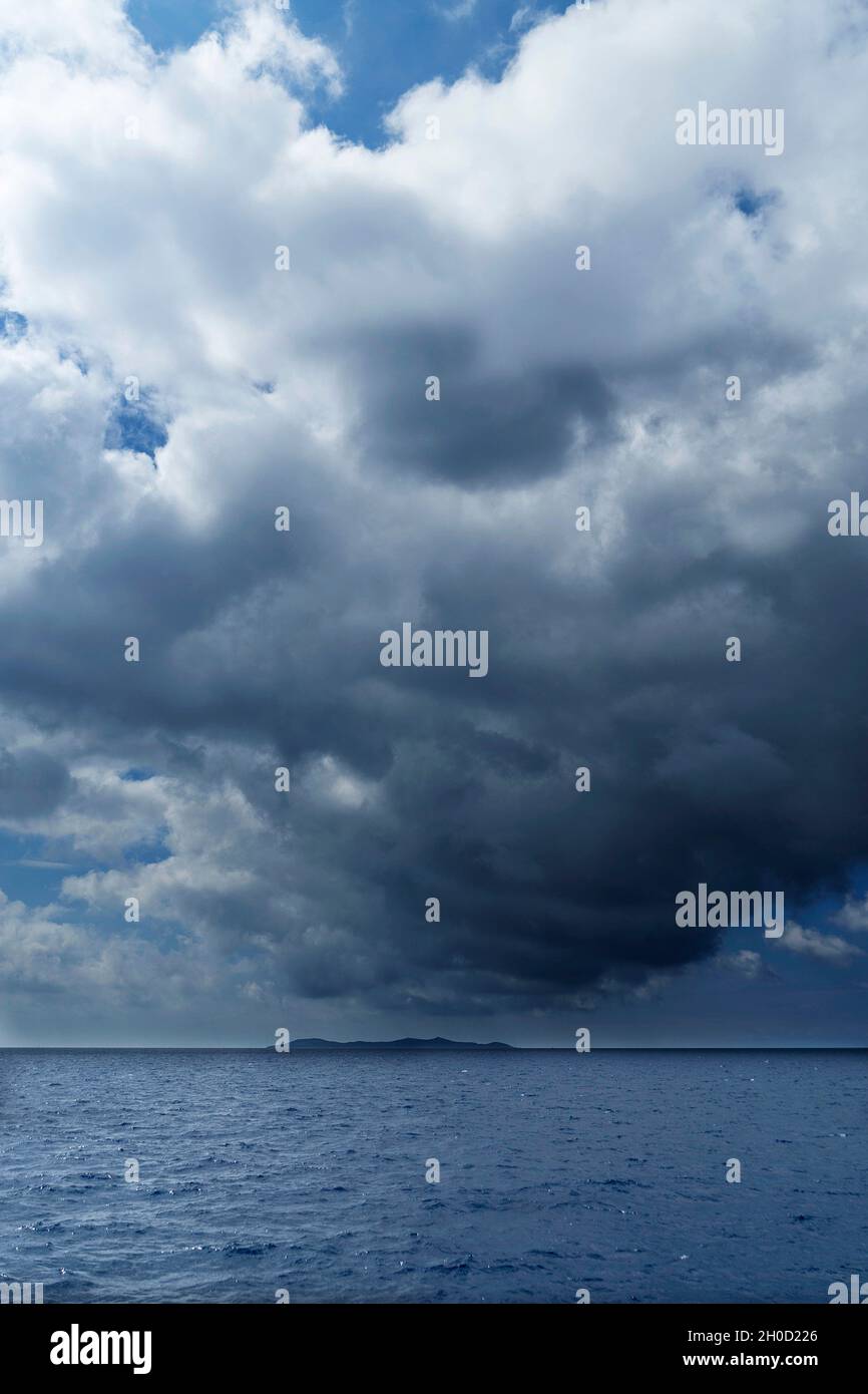 Arcipelago toscano, mare, Isola di Giannutri, Area protetta Nazionale, Toscana, Italia, Europa Foto Stock