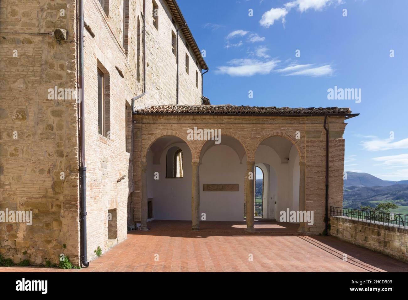 Palazzo Ducale, Camerino, Marche, Italia, Europa Foto Stock
