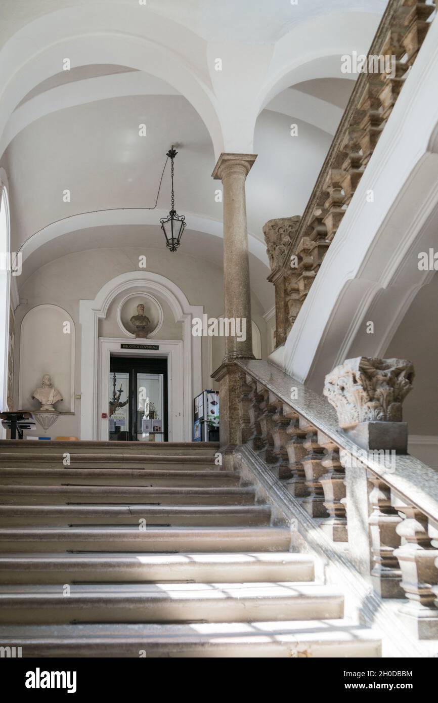 Museo archeologico di Oliveriani, Pesaro, Marche, Italia, Europa Foto Stock