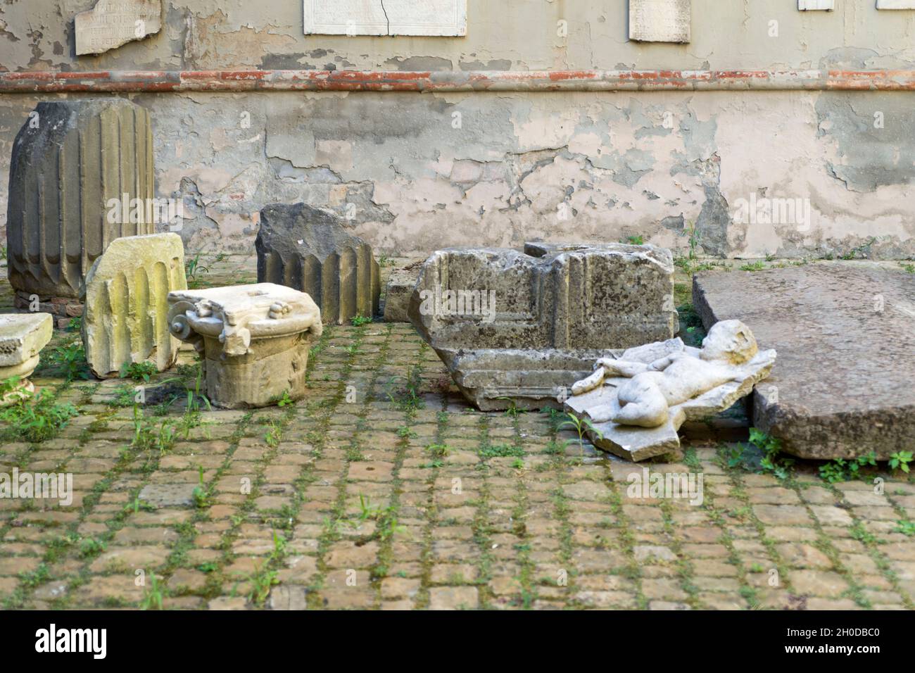 Museo archeologico di Oliveriani, Pesaro, Marche, Italia, Europa Foto Stock