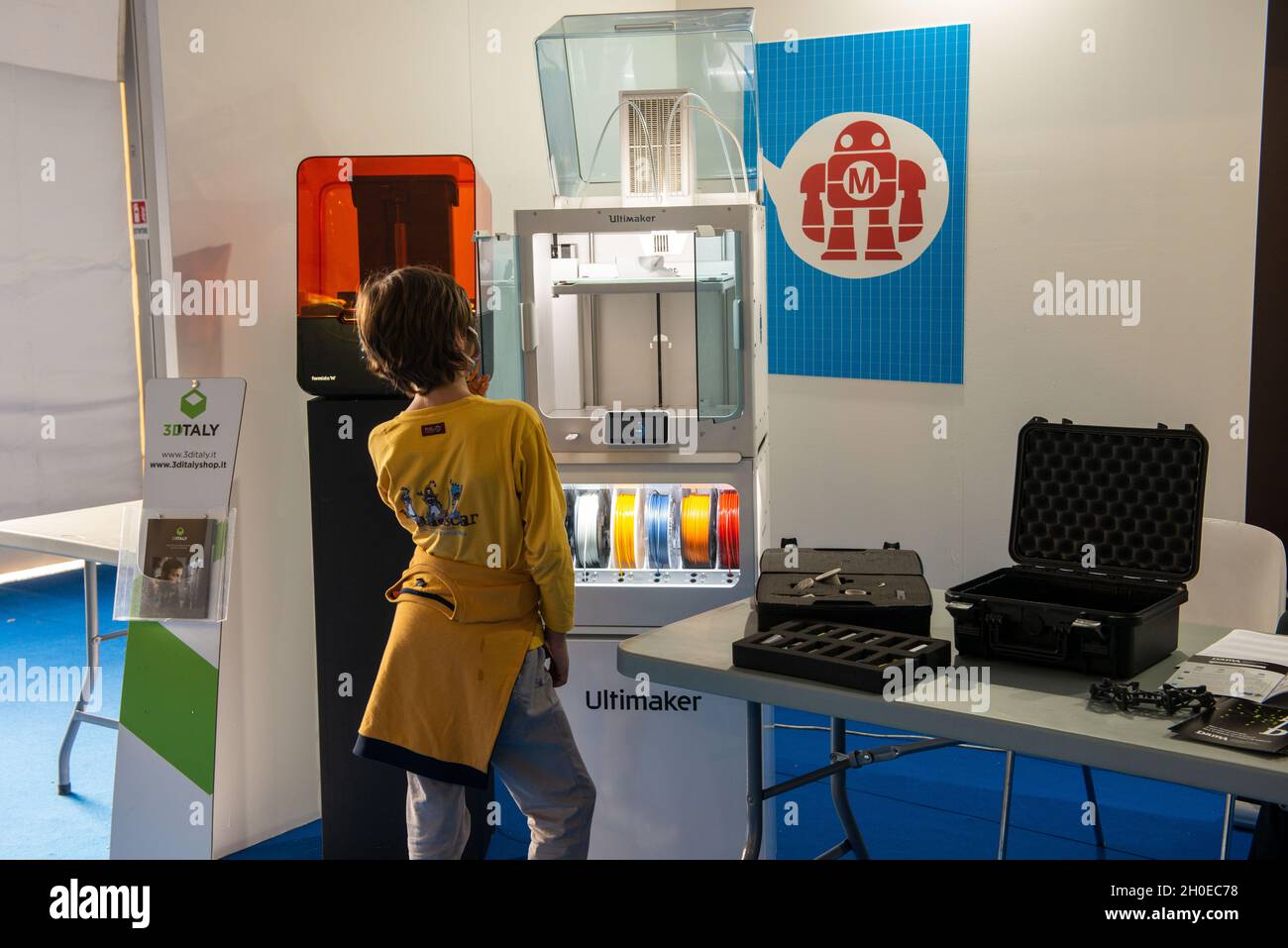 Roma, Italia 08/10/2021: Maker Faire Roma, Gazometer Industrial Park. © Andrea Sabbadini Foto Stock