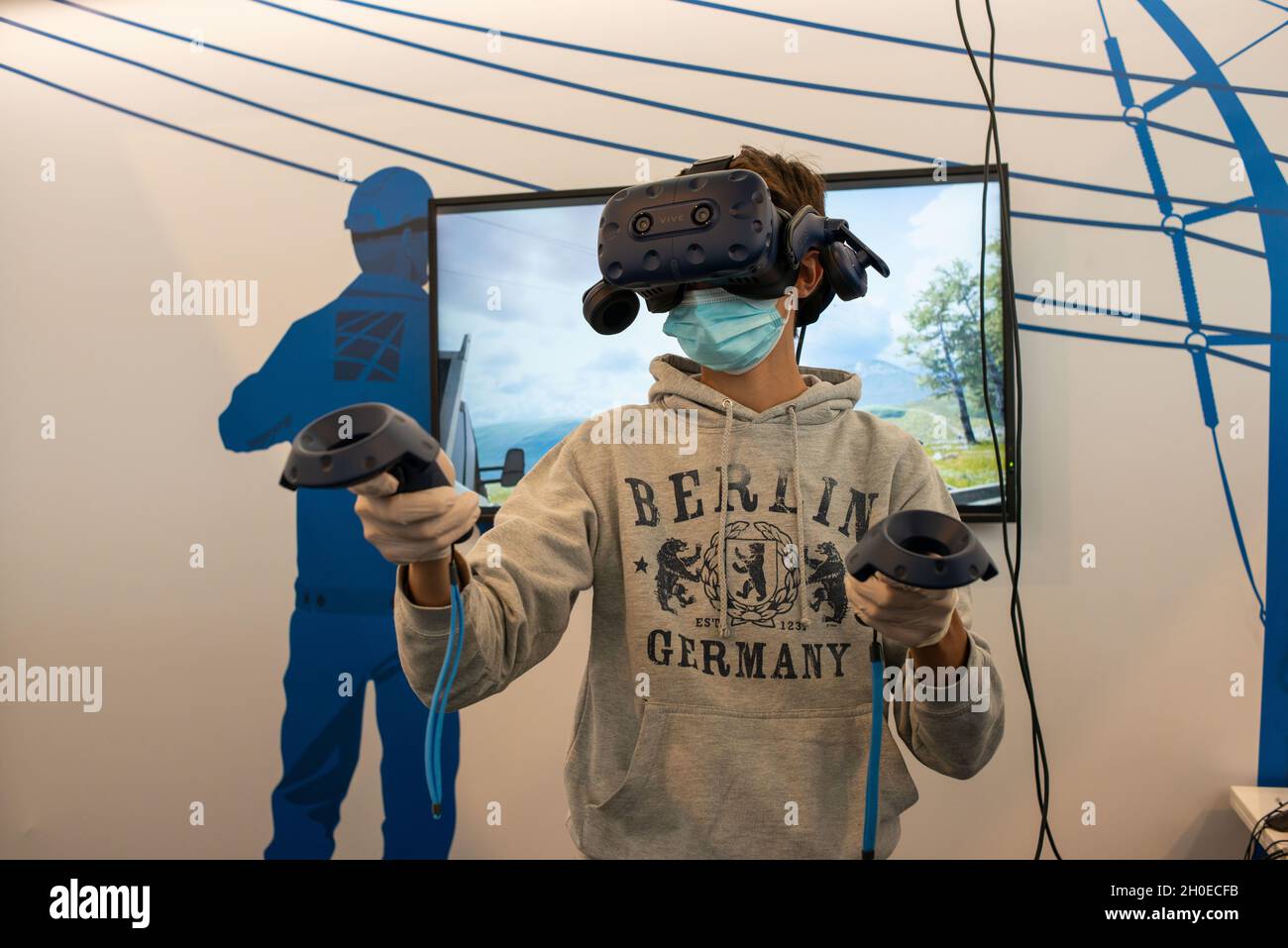Roma, Italia 08/10/2021: Maker Faire Roma, Gazometer Industrial Park. © Andrea Sabbadini Foto Stock