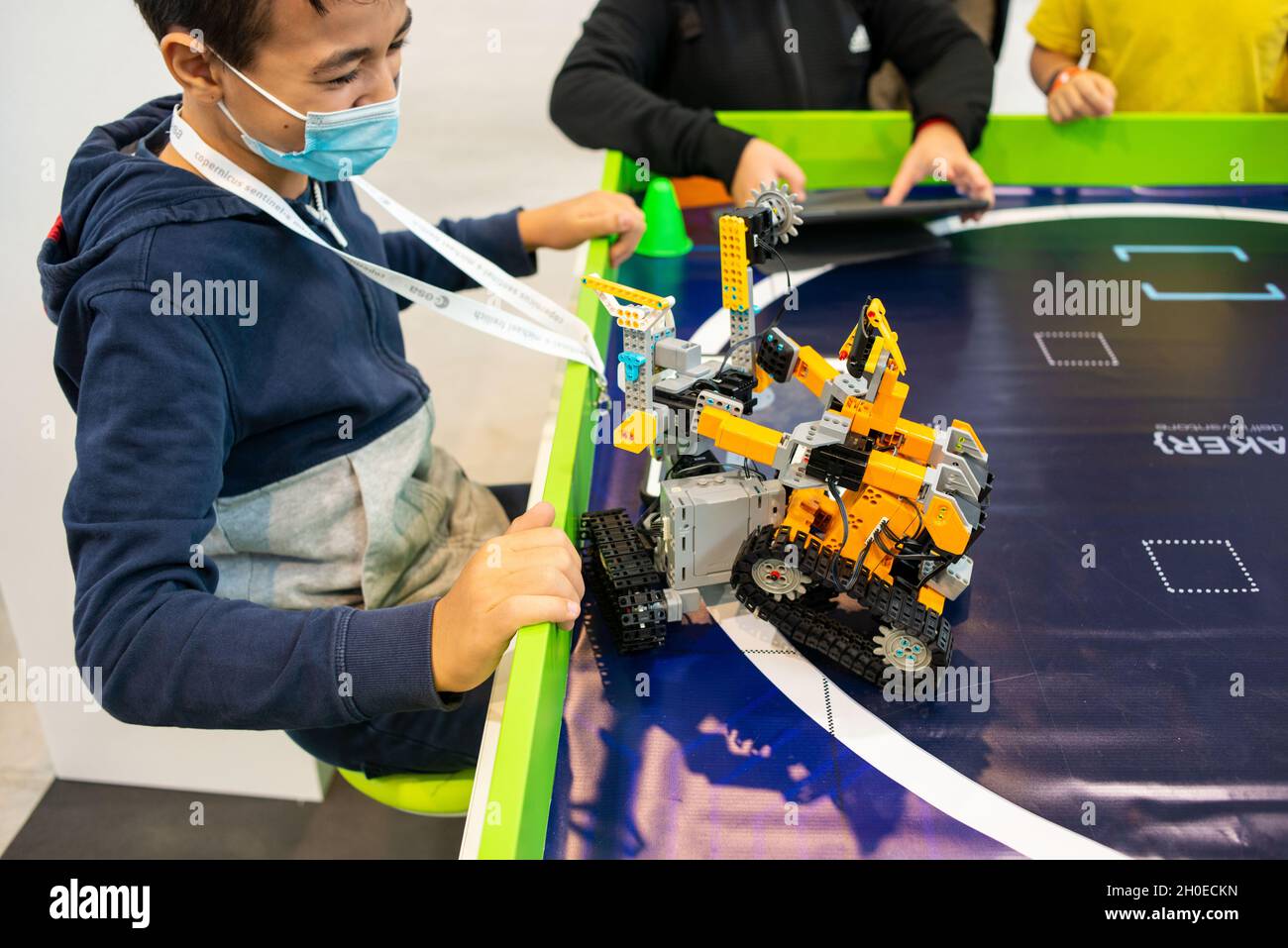 Roma, Italia 08/10/2021: Maker Faire Roma, Gazometer Industrial Park. © Andrea Sabbadini Foto Stock