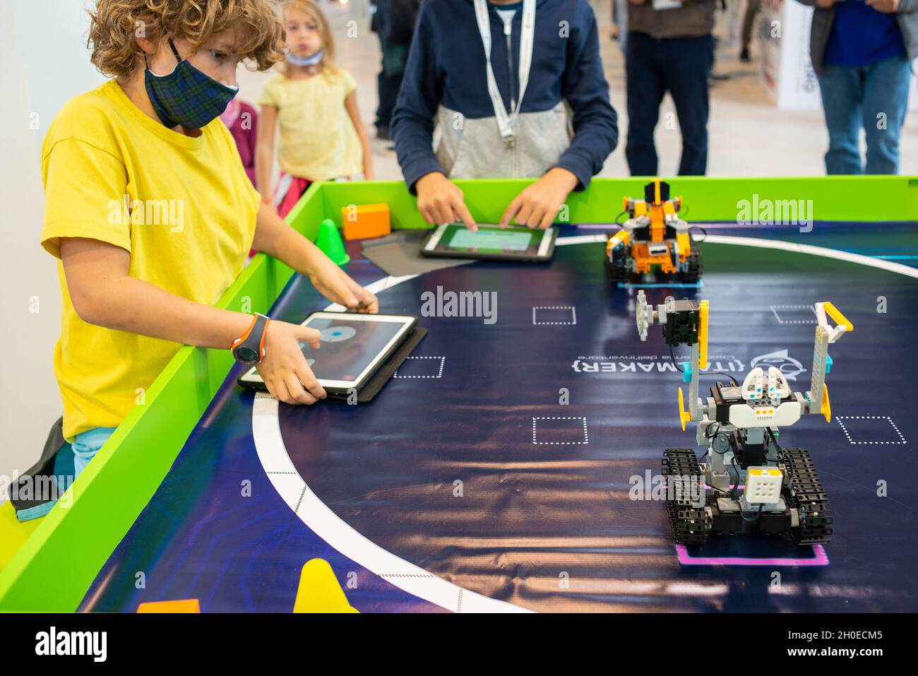Roma, Italia 08/10/2021: Maker Faire Roma, Gazometer Industrial Park. © Andrea Sabbadini Foto Stock
