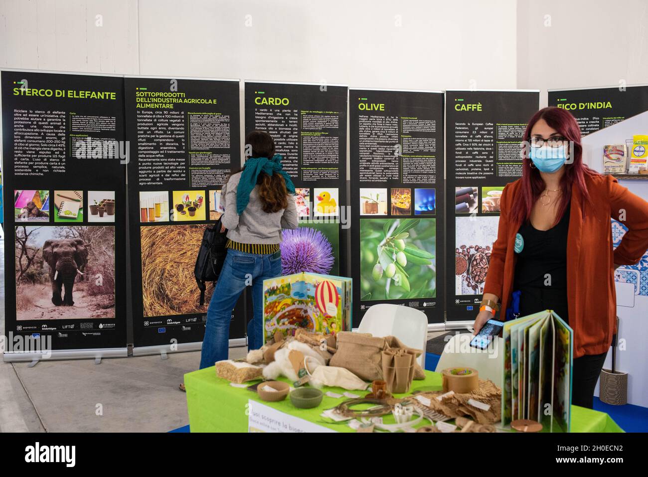 Roma, Italia 08/10/2021: Maker Faire Roma, Gazometer Industrial Park. © Andrea Sabbadini Foto Stock