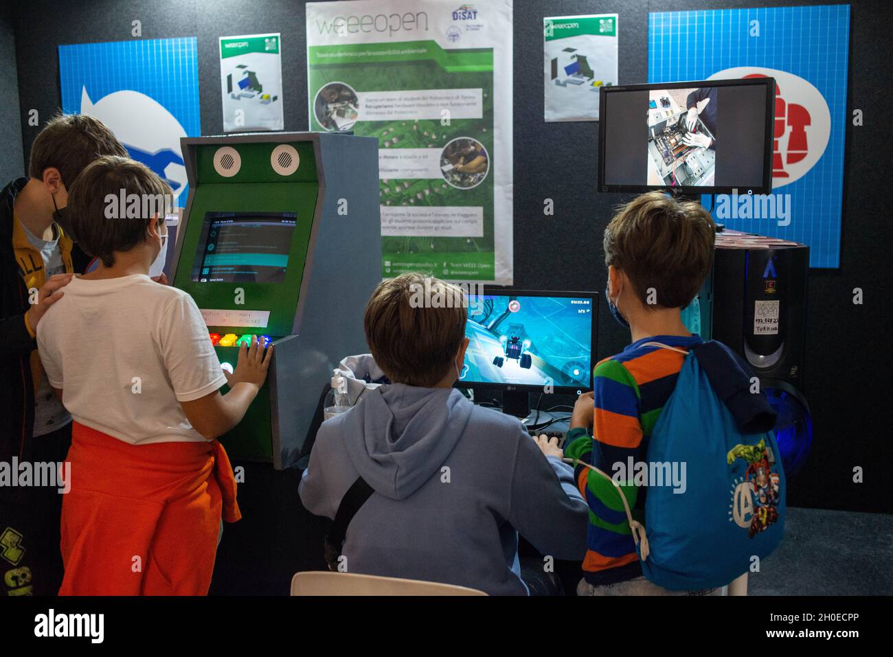 Roma, Italia 08/10/2021: Maker Faire Roma, Gazometer Industrial Park. © Andrea Sabbadini Foto Stock