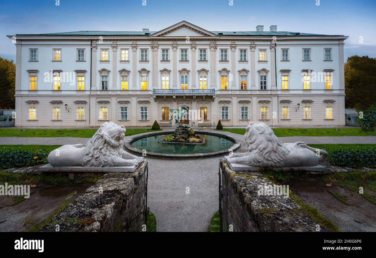 Fontana di Pegasus al Palazzo Mirabell - Salisburgo, Austria Foto Stock