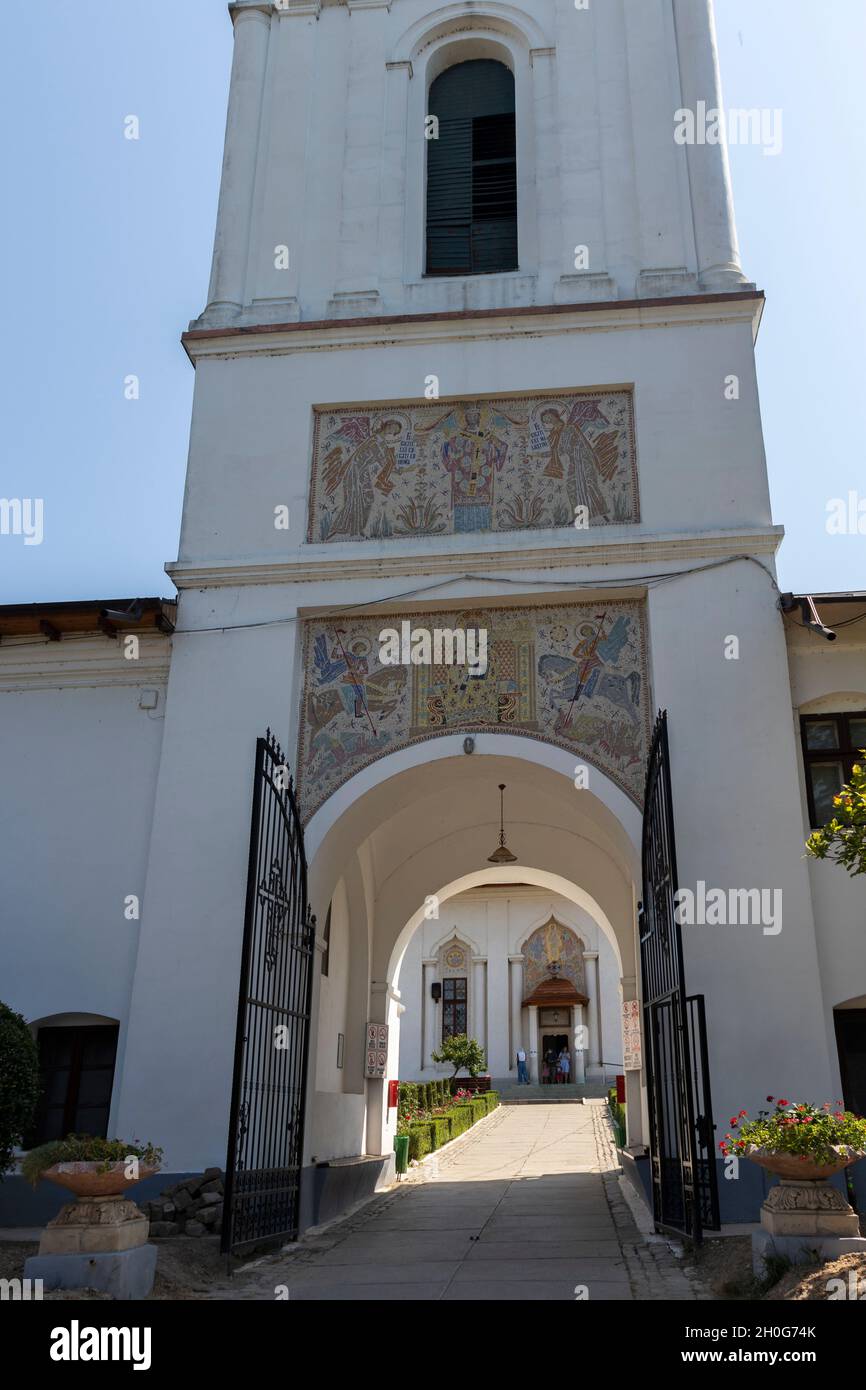 Monastero medievale di Cernica vicino alla città di Bucarest, Romania Foto Stock