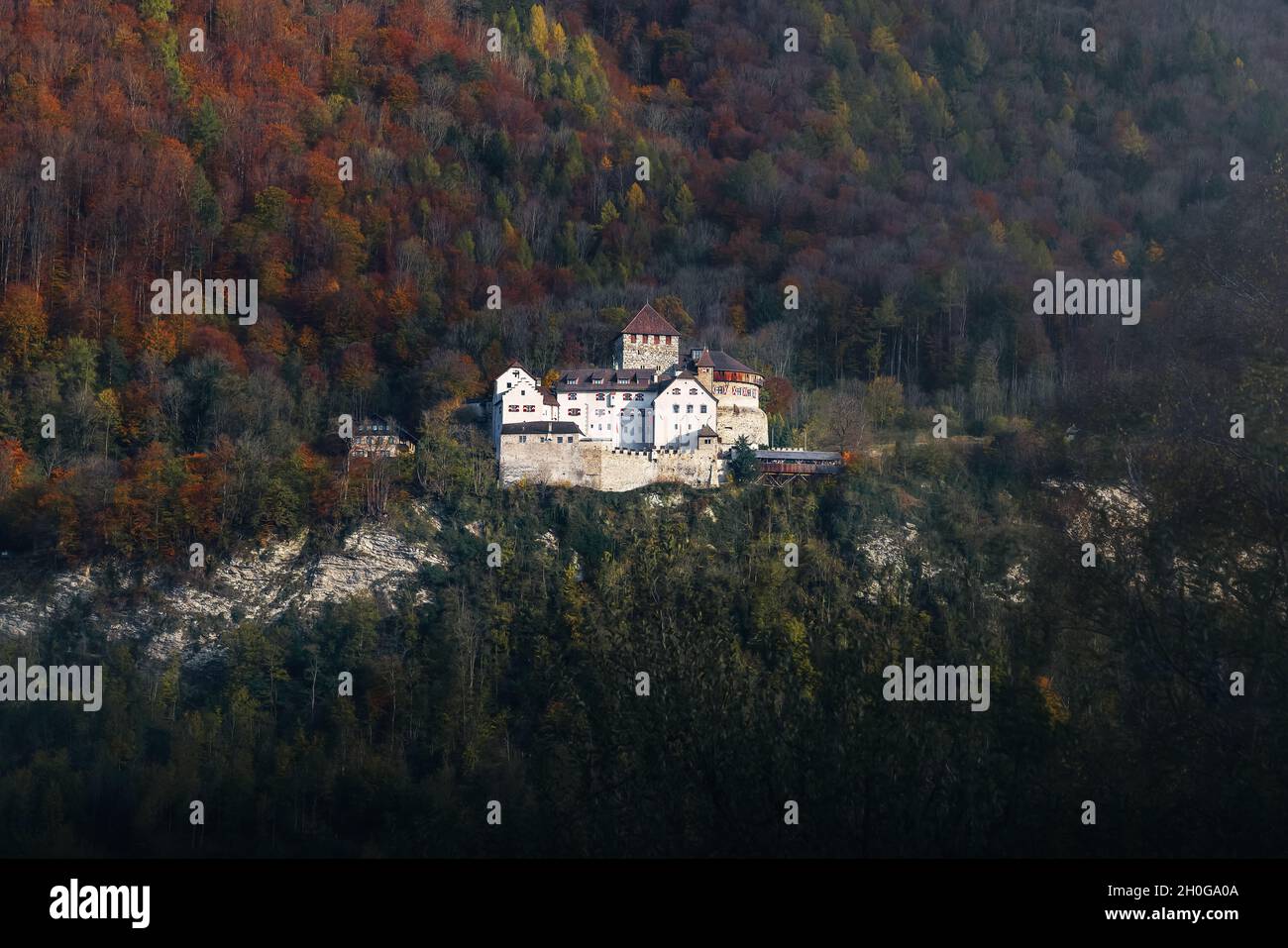 Castello di Vaduz - Vaduz, Liechtenstein Foto Stock