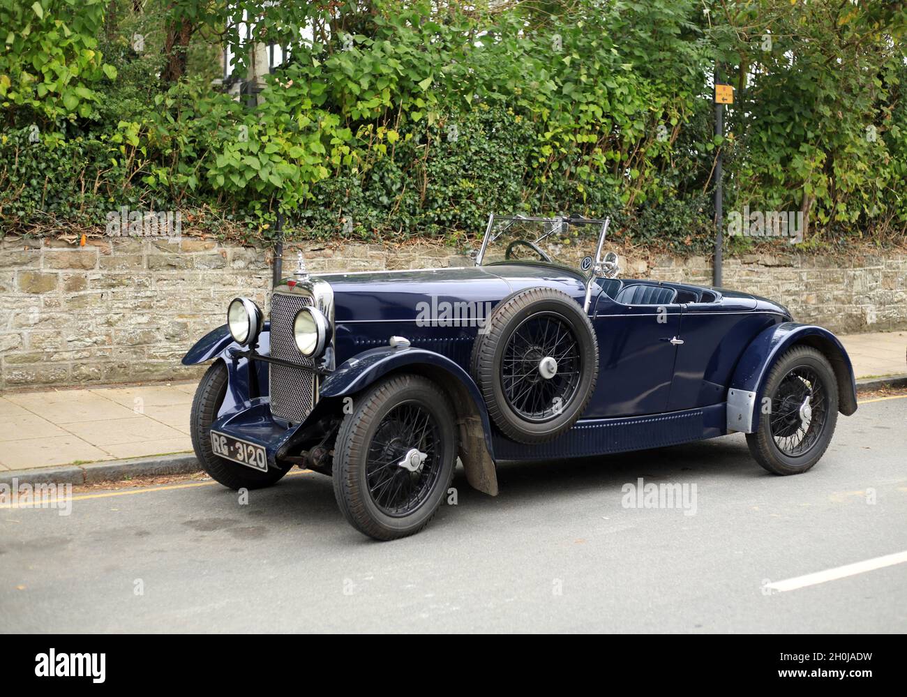 Un'auto d'epoca Alvis 12/60 del 1932. Foto Stock