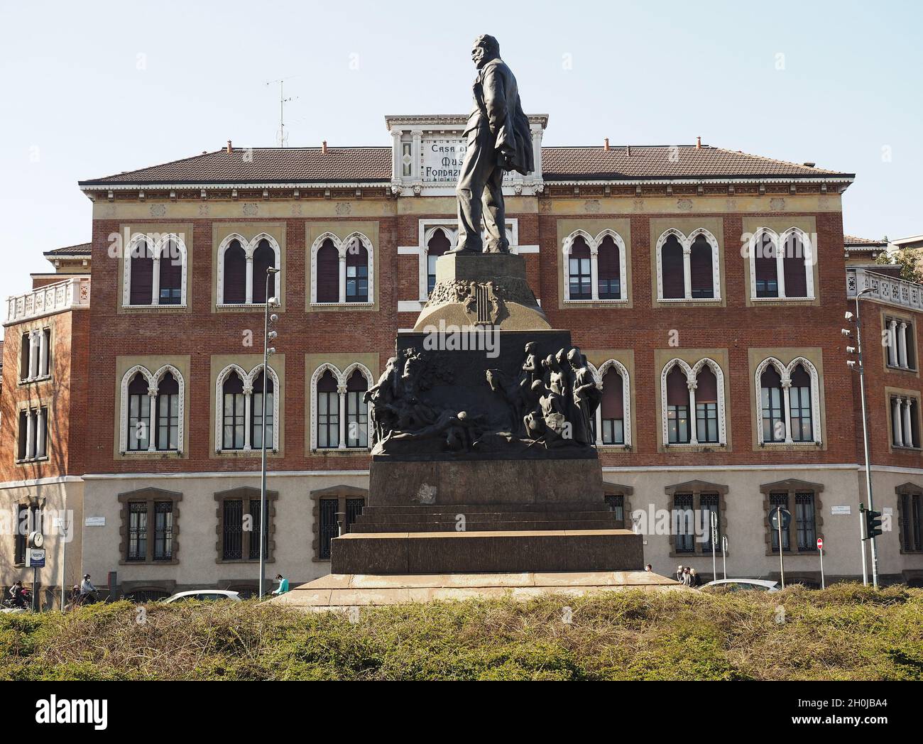 L'Italia, Lombardia, Milano, Piazza Buonarroti, Casa di Riposo Fondazione Verdi Foto Stock