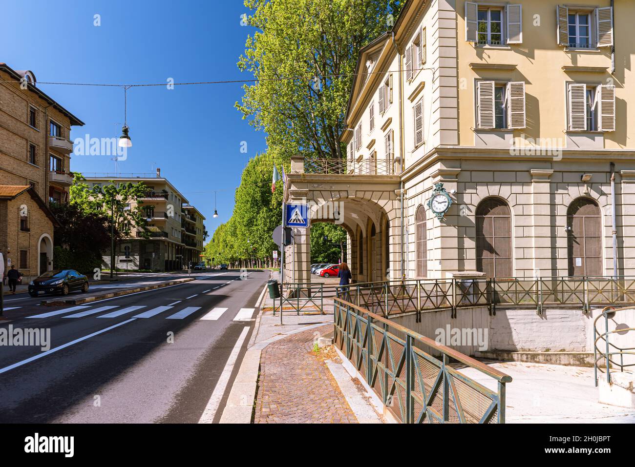 Torino, Italia. 12 maggio 2021. Vista degli edifici storici di corso Moncalieri. Foto Stock