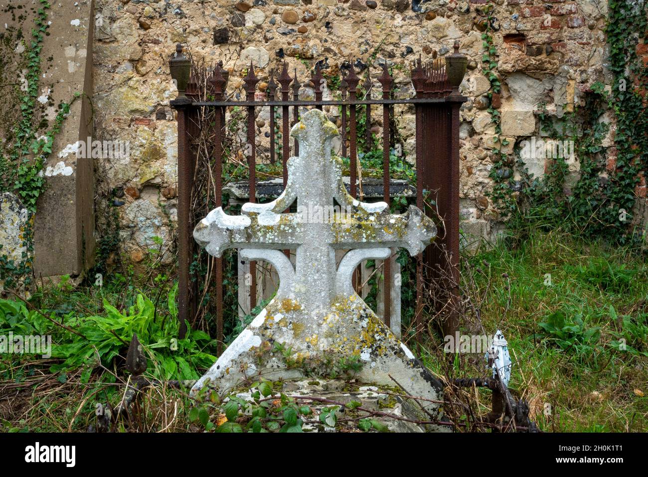 Chiesa di Santa Maria Vergine, Bawdsey, Suffolk, Anglia orientale Foto Stock