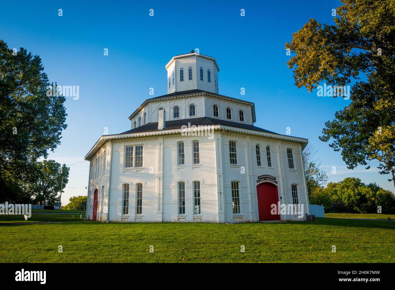 Round Barn Stable of Memories - Lexington - Kentucky Foto Stock