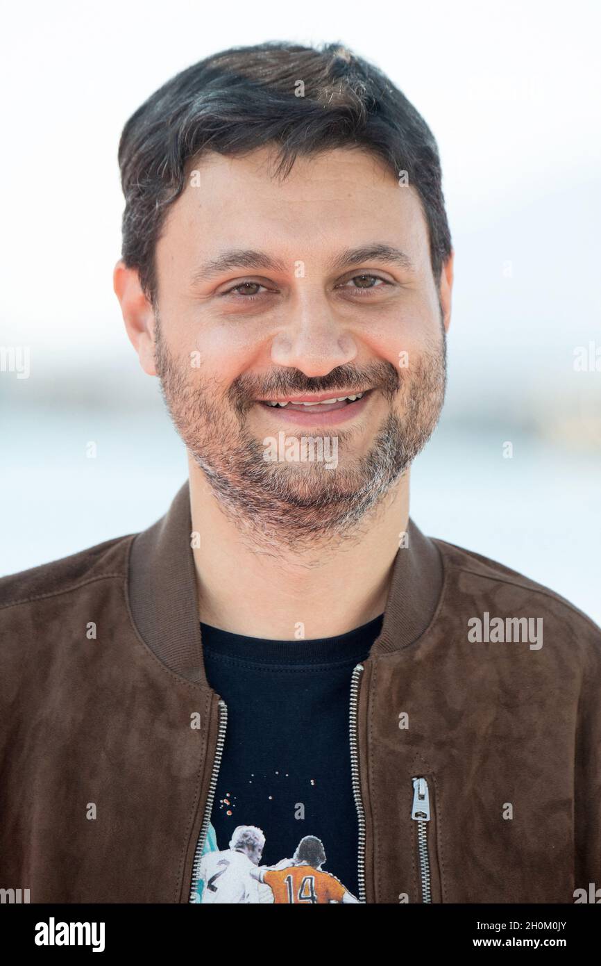 Valerio Cilio partecipa alla fotocellula cristiana durante la quarta edizione del Festival Internazionale di Cannes (Canneseries) a Cannes, il 13 ottobre 2021, Francia. Foto di David Niviere/ABACAPRESS.COM Foto Stock