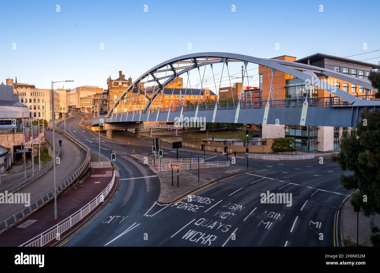 Park Square, Sheffield Foto Stock