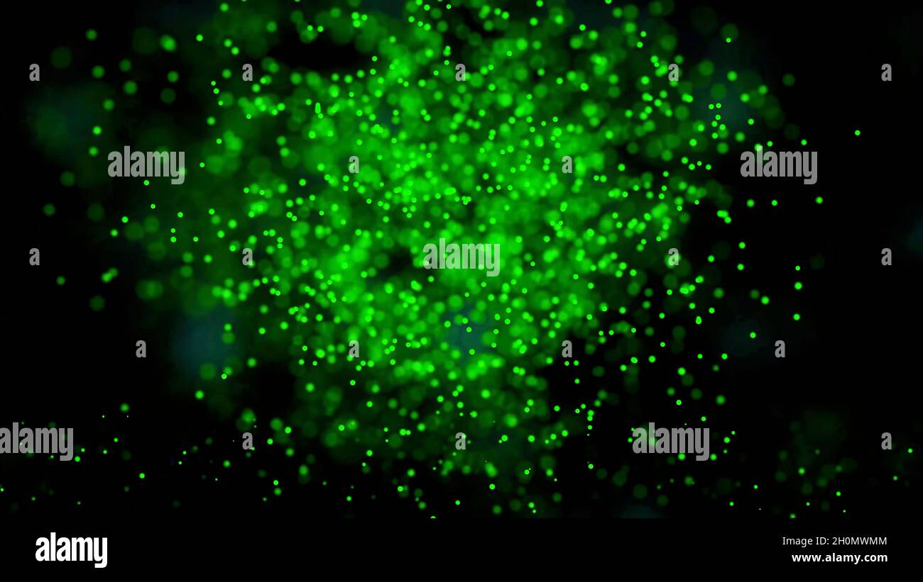 Animazione di rete plessus da simbolo wifi su sfondo colorato con flusso di particelle plessus. Segnale Wi-Fi. Loop senza cuciture. Foto Stock