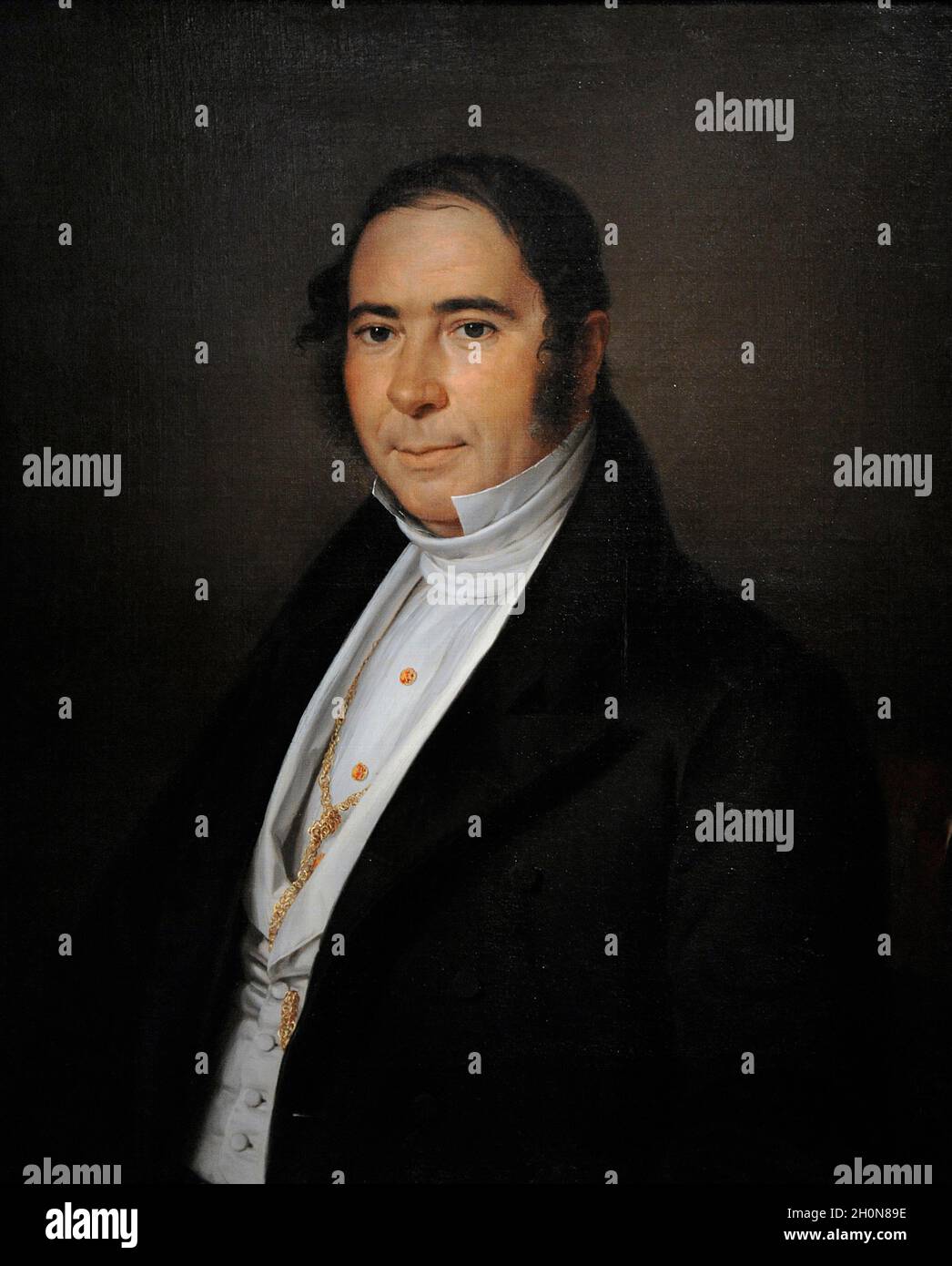 Rafael Tegeo (1798-1856). Pittore spagnolo. Pedro Martinez. Olio su tela, 1839. Museo del Romanticismo. Madrid, Spagna. Foto Stock