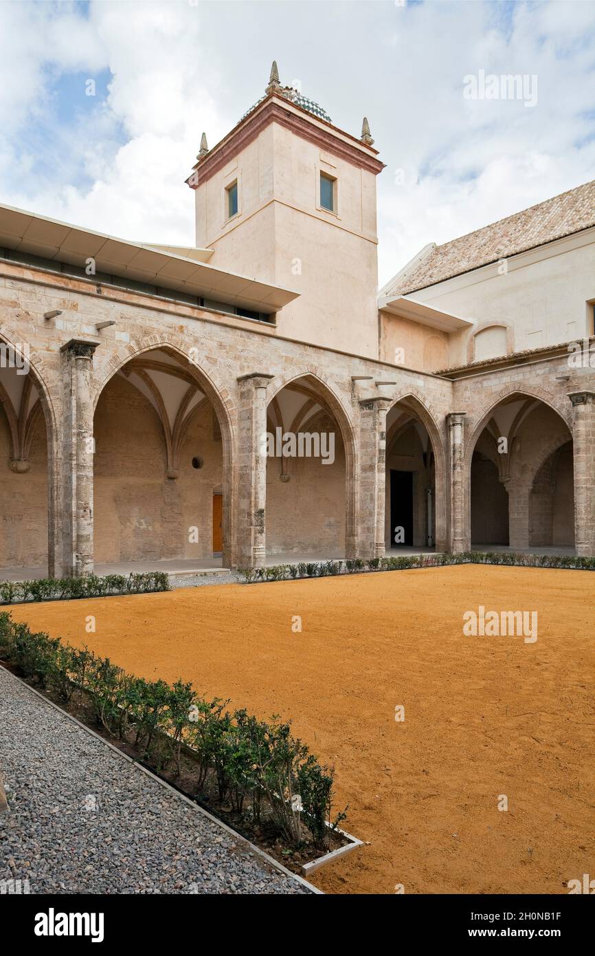 Chiostro. Antico Convento di El Carmen. Valencia. Comunitat Valenciana. Spagna. Foto Stock