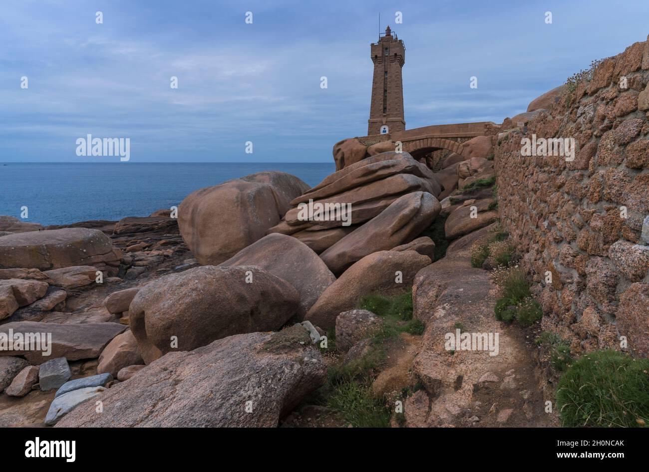 Phare de Ploumanac'h Foto Stock