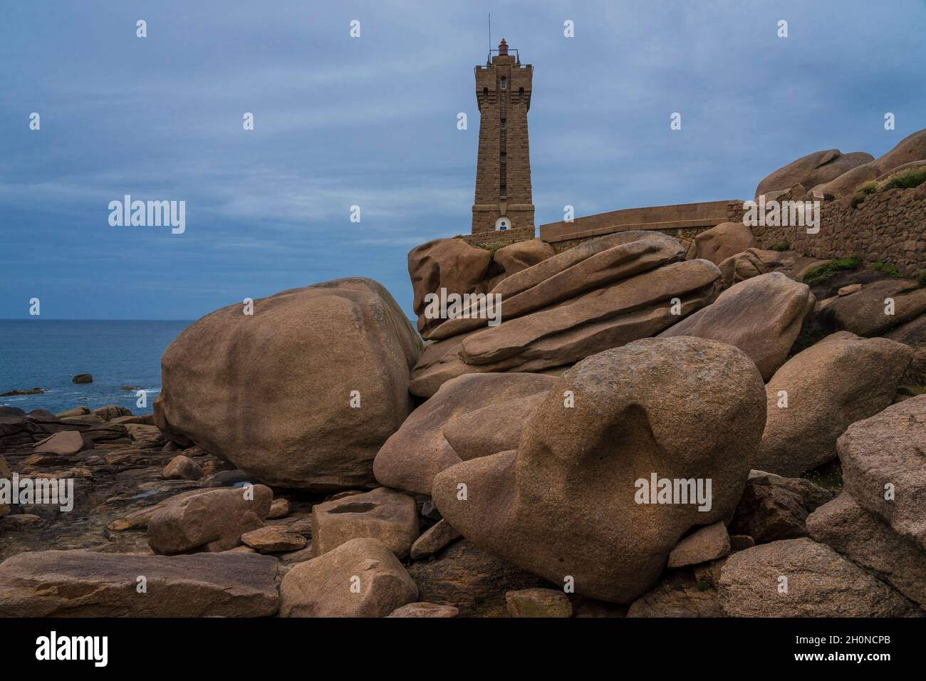 Phare de Ploumanac'h Foto Stock