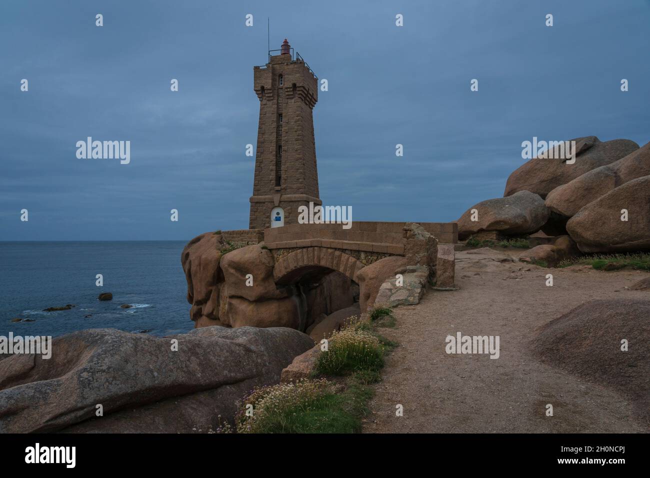 Phare de Ploumanac'h Foto Stock