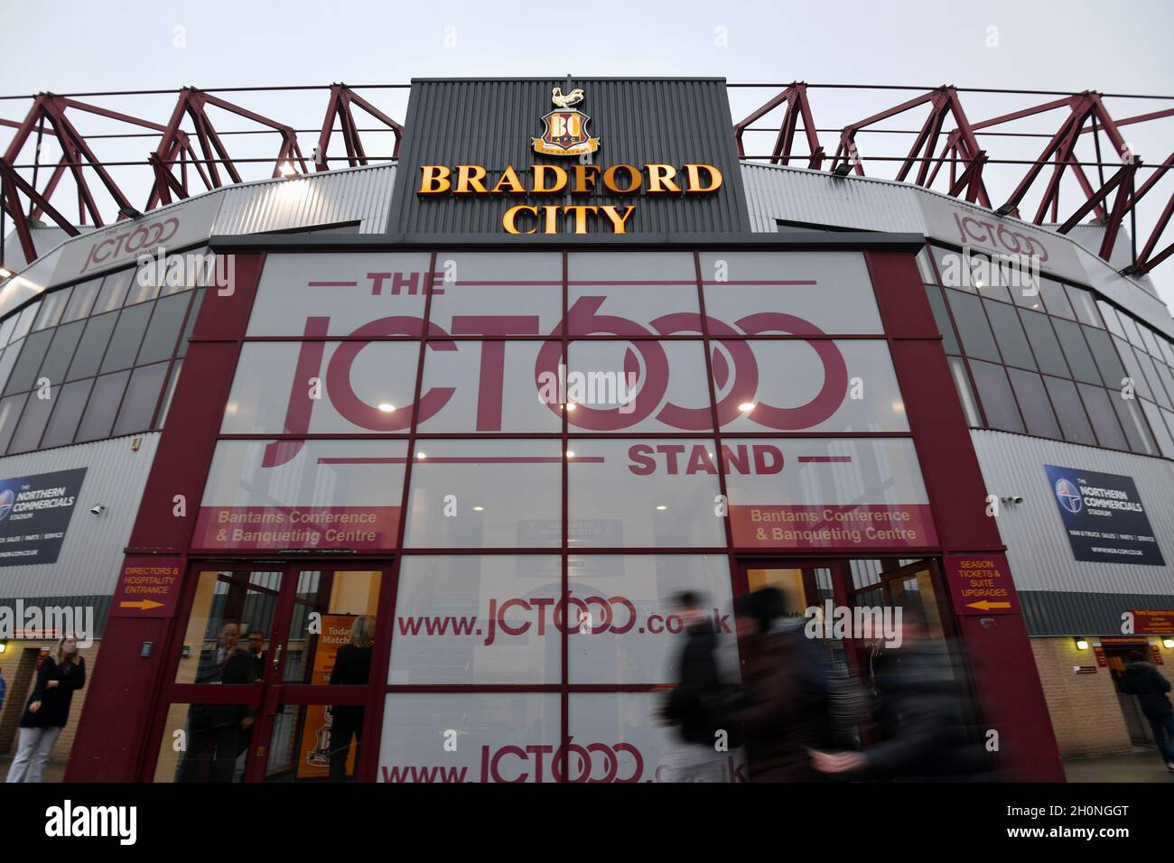 Vista generale del Northern Commerals Stadium Foto Stock