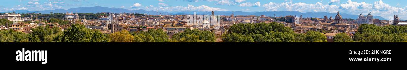 Roma - il panorama della città. Foto Stock