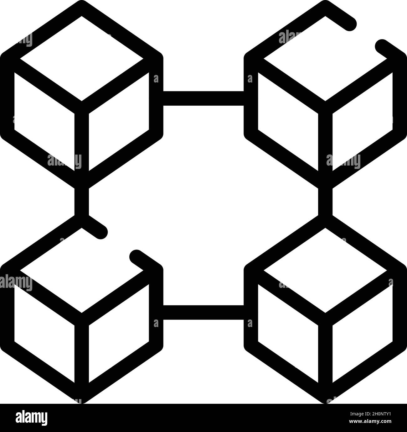 Vettore di contorno dell'icona del sistema di tour virtuale. Angolo della telecamera. Visualizza panorama Illustrazione Vettoriale