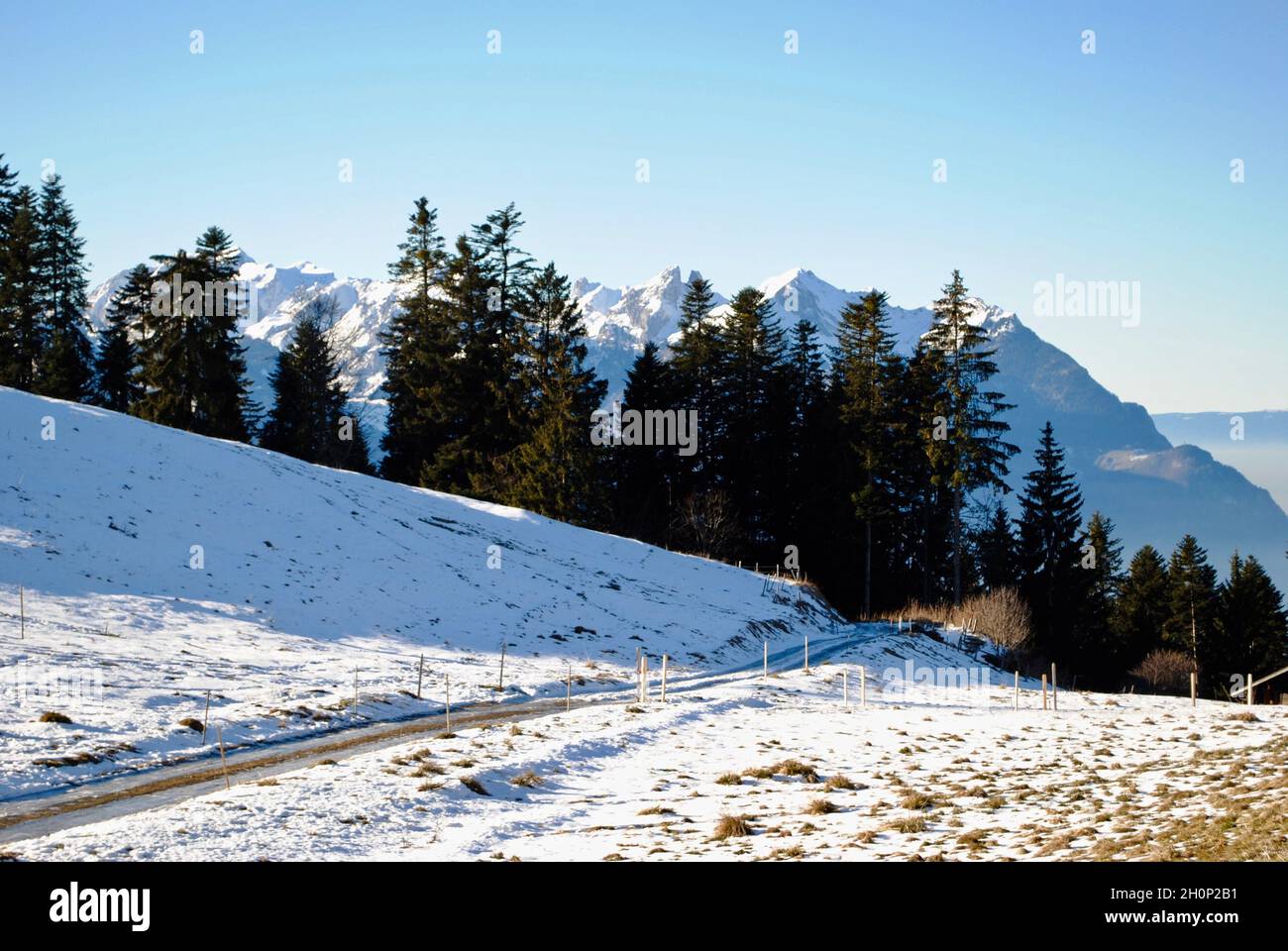 Villars-sur-Ollon, Svizzera Foto Stock