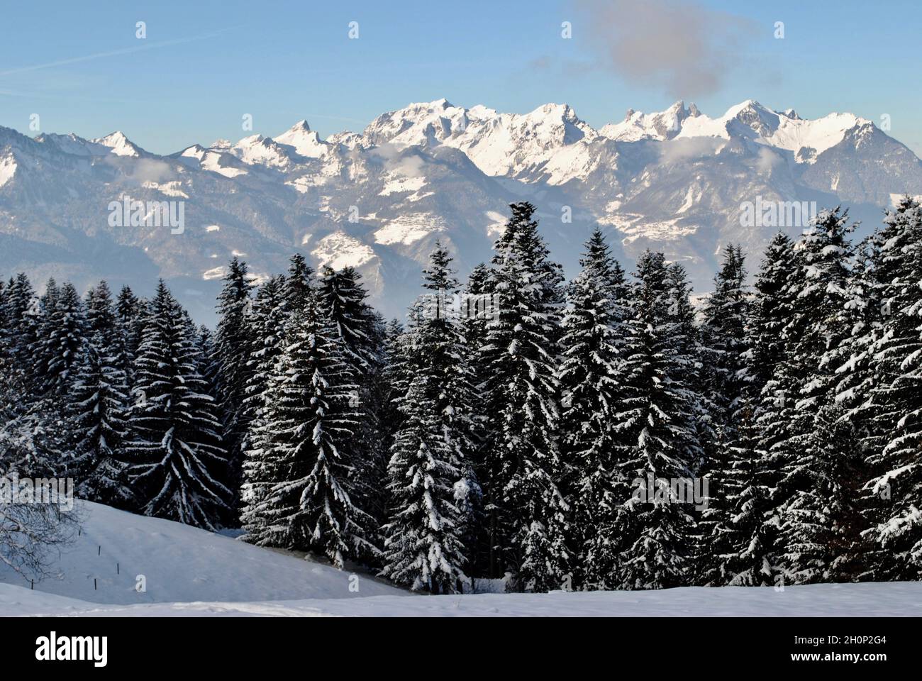 Villars-sur-Ollon, Svizzera Foto Stock