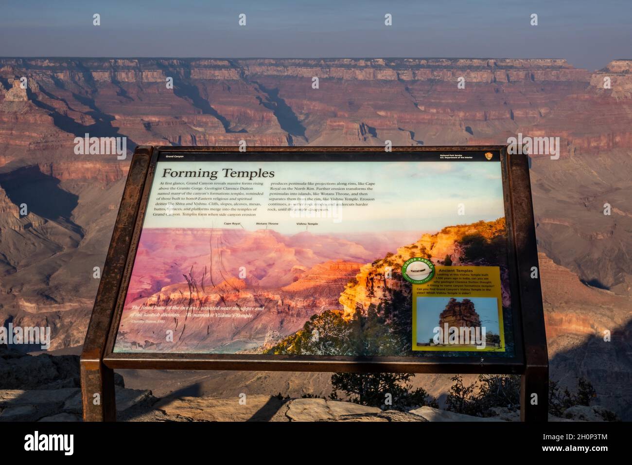 Grand Canyon NP, AZ, USA - 13 ottobre 2020: I Templi formanti Foto Stock