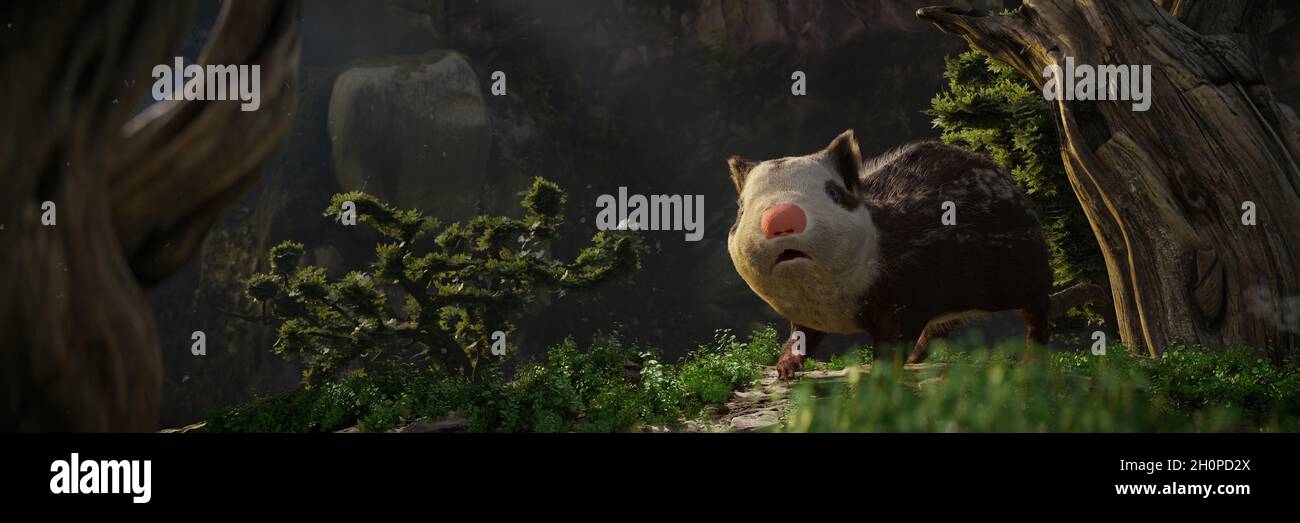 Alphadon, mammifero estinto che visse accanto ai dinosauri Foto Stock