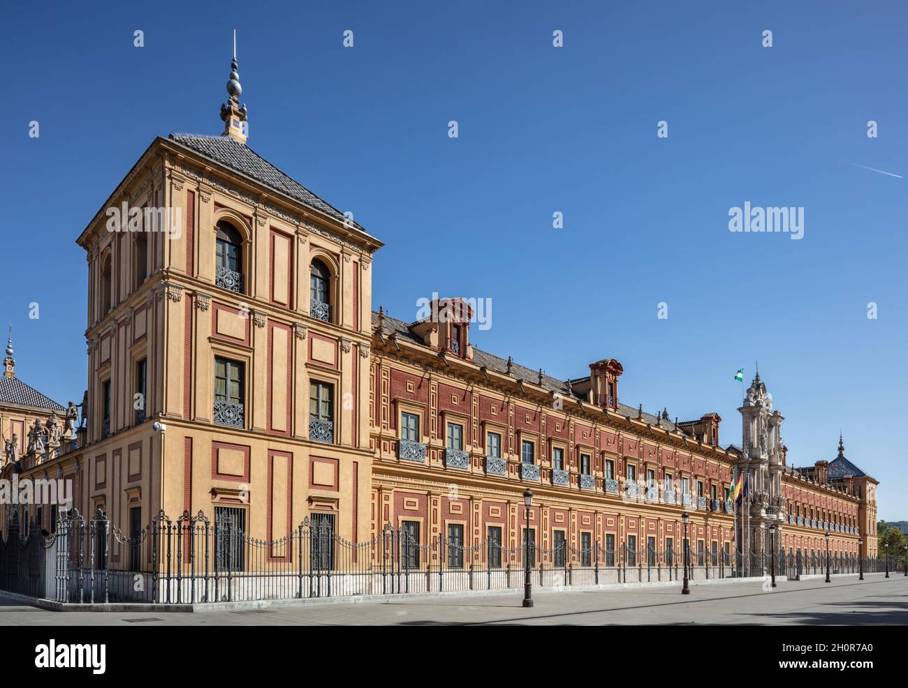 Palacio de San Telmo a Siviglia Spagna. Foto Stock
