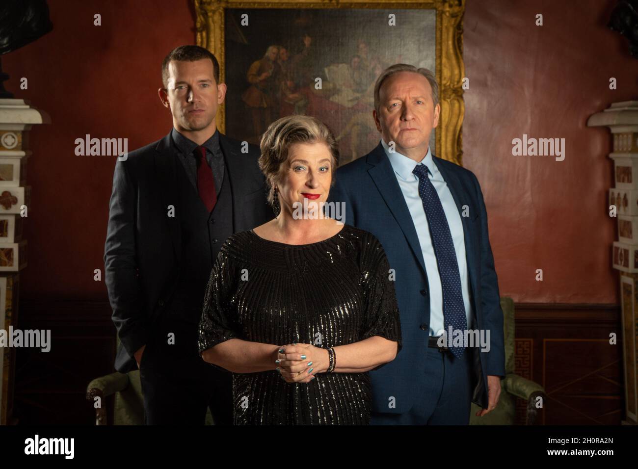 Neil Dudgeon e Nick Hendrix in Midsomer Murders XXll "Happy Families" Foto Stock
