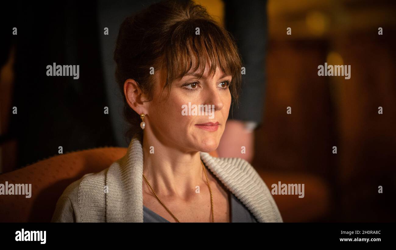 Rachel Stirling di Midsomer uccide "famiglie felici" Foto Stock