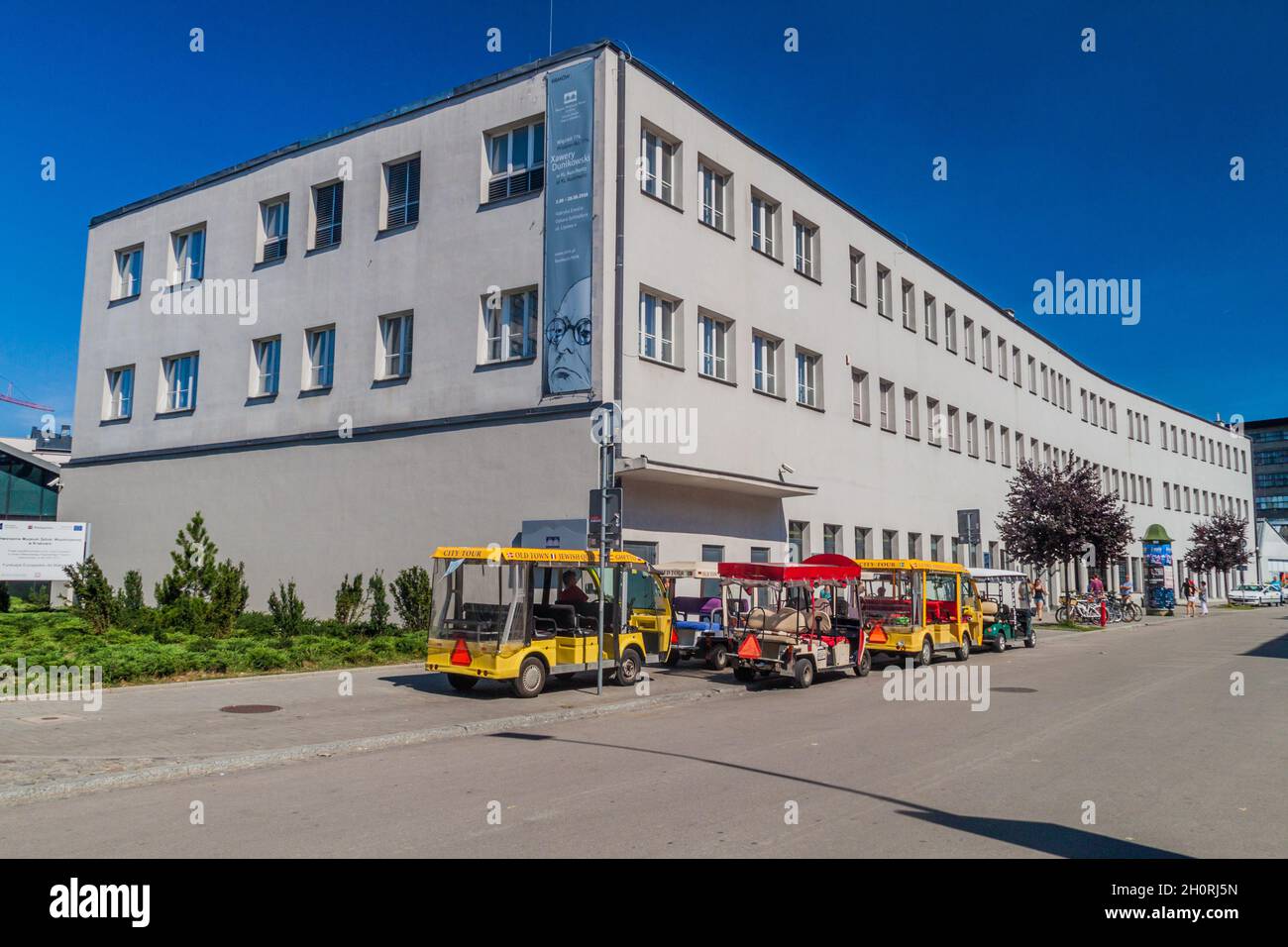CRACOVIA, POLONIA - 4 SETTEMBRE 2016: Oskar Schindler's Factory a Cracovia, Polonia Foto Stock