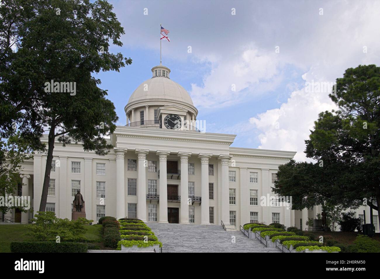 l'edificio del campidoglio a montgomery, alabama Foto Stock