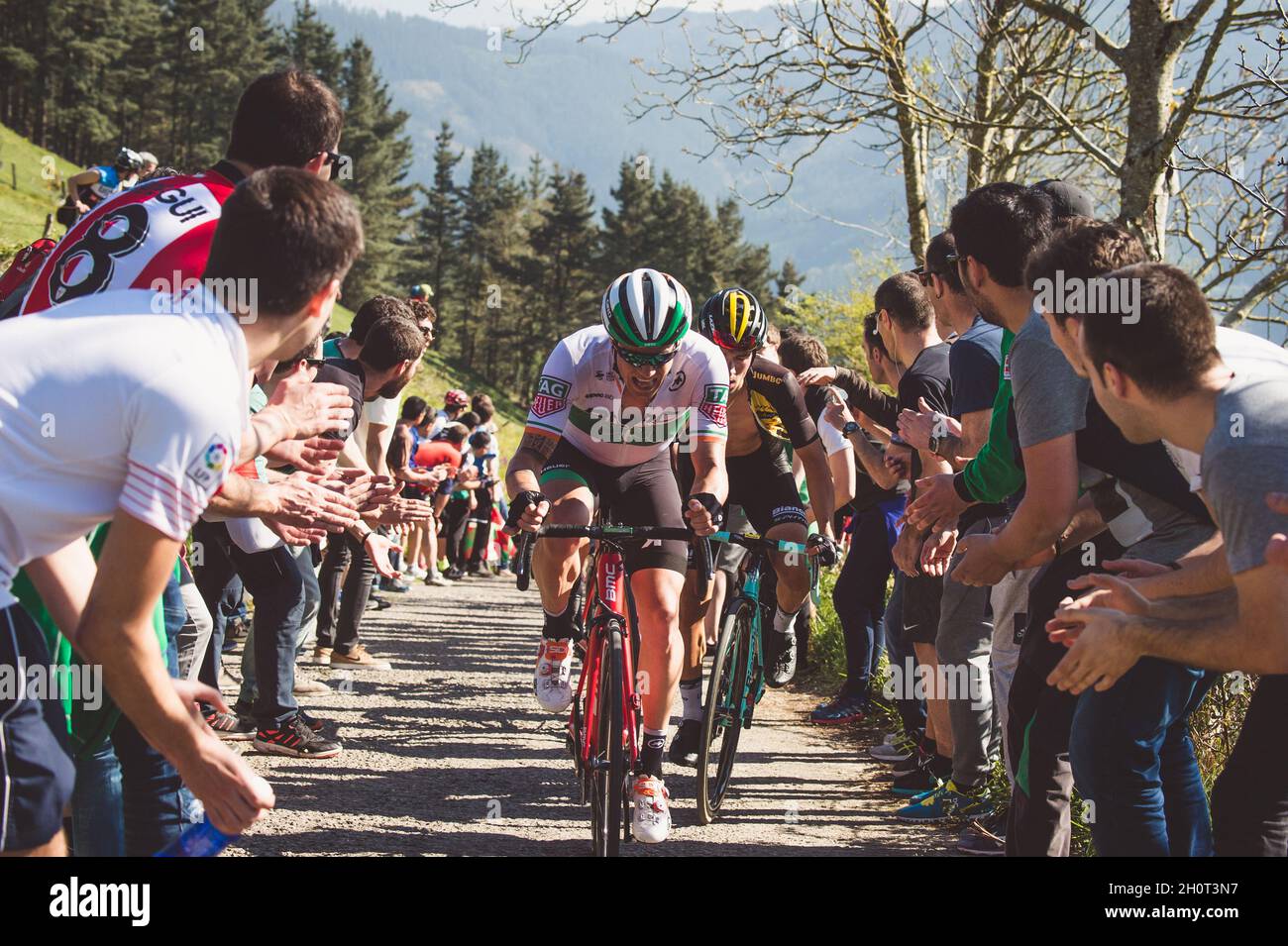 2017 Tour dei Paesi Baschi. Nicholas Roche. Foto Stock