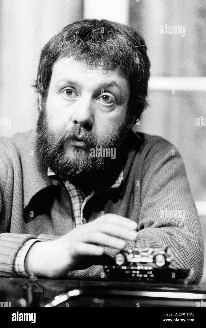 Mike Leigh ha fatto una prova del suo gioco GOOSE-PIMPLES all'Hampstead Theatre, London NW3 03/1981 ideato e diretto da Mike Leigh design: Caroline Beaver Lighting: Alan o'Toole Foto Stock