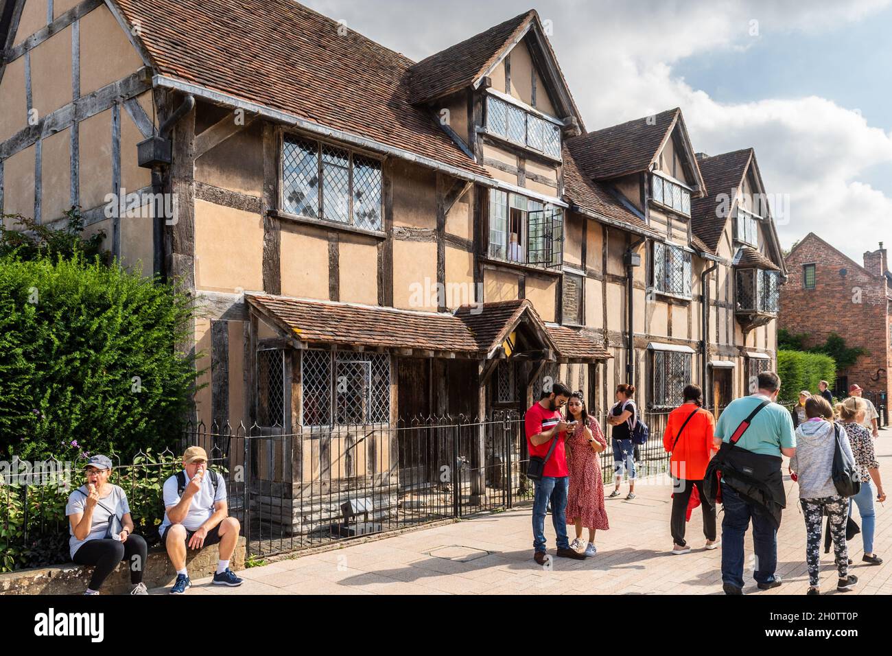 Casa di William Shakespeare a Stratford-upon-Avon, Warwickshire, Regno Unito. Foto Stock
