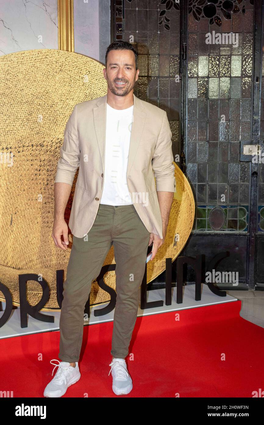 Madrid, Spagna. 14 Ott 2021. Pablo Puyol alla fotocall per la prima mostra “ A Chorus Line” a Madrid giovedì 14 ottobre 2021. Credit: CORDON PRESS/Alamy Live News Foto Stock