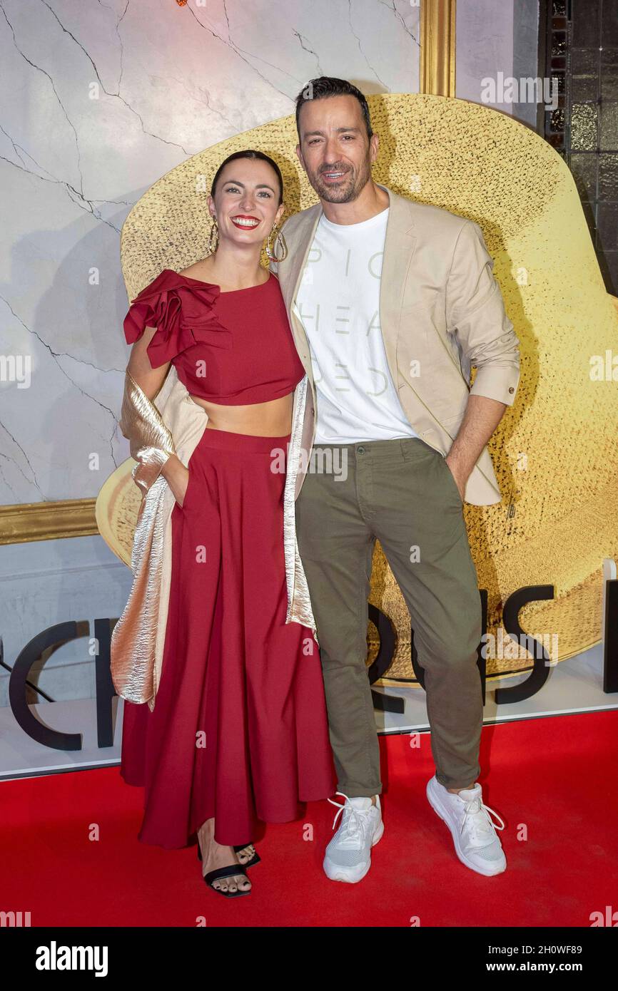 Madrid, Spagna. 14 Ott 2021. Pablo Puyol alla fotocall per la prima mostra “ A Chorus Line” a Madrid giovedì 14 ottobre 2021. Credit: CORDON PRESS/Alamy Live News Foto Stock