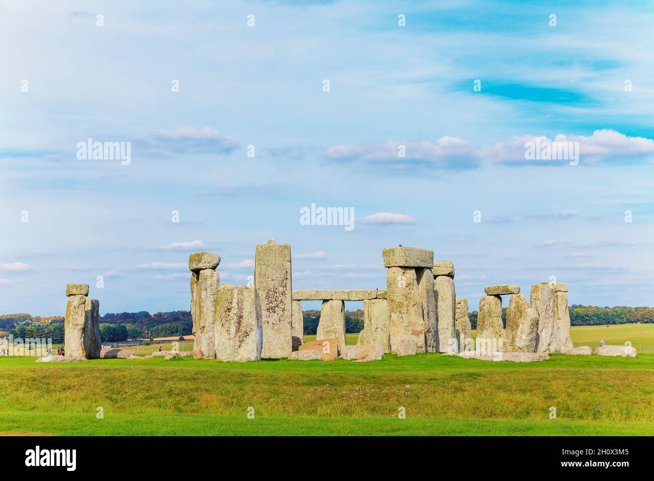 Stonehenge, Wiltshire, Inghilterra, Regno Unito Foto Stock