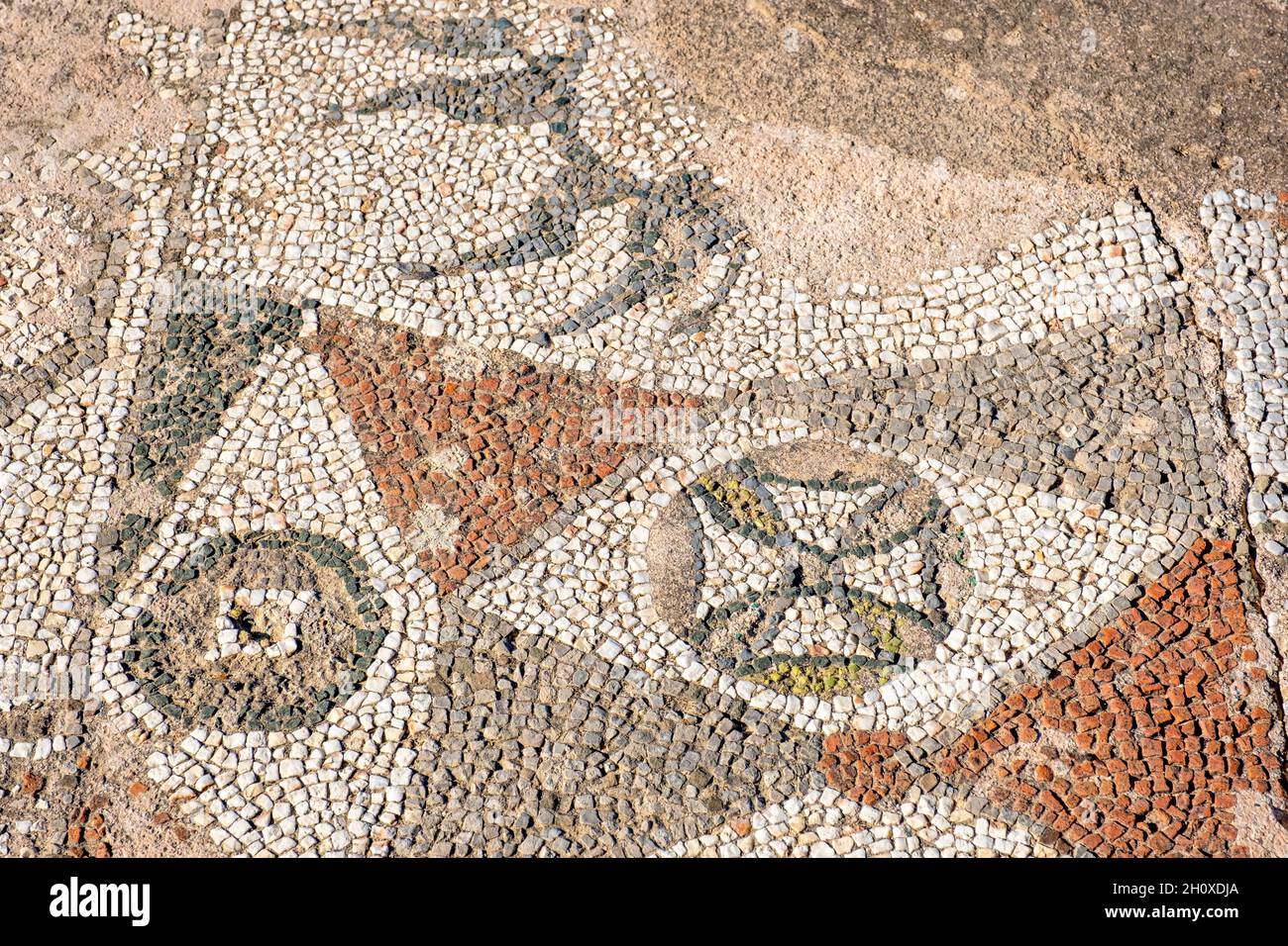 Sito archeologico di Agios Georgios Pegeia, regione di Paphos, Cipro. Foto Stock