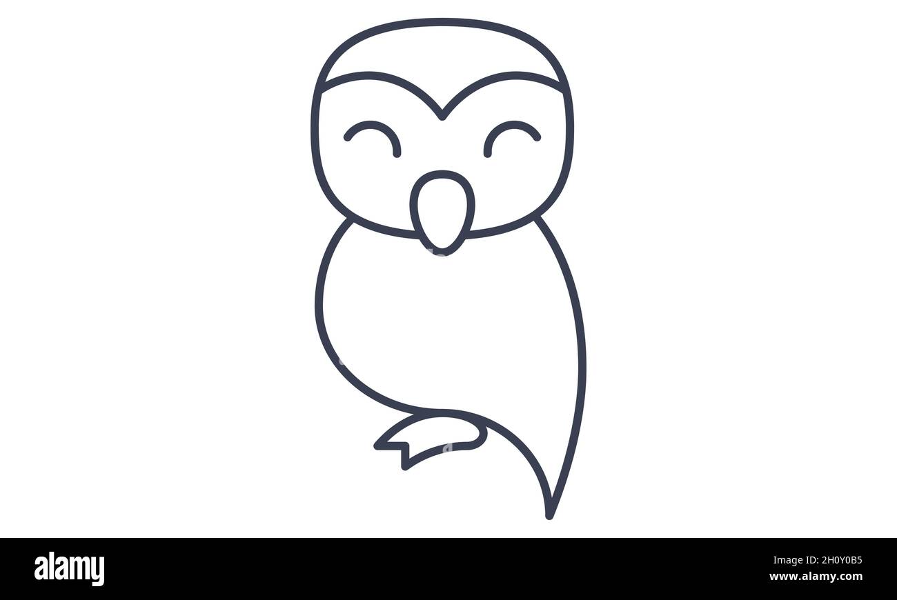 Happy halloween owl icona illustrazione vettoriale design Illustrazione Vettoriale