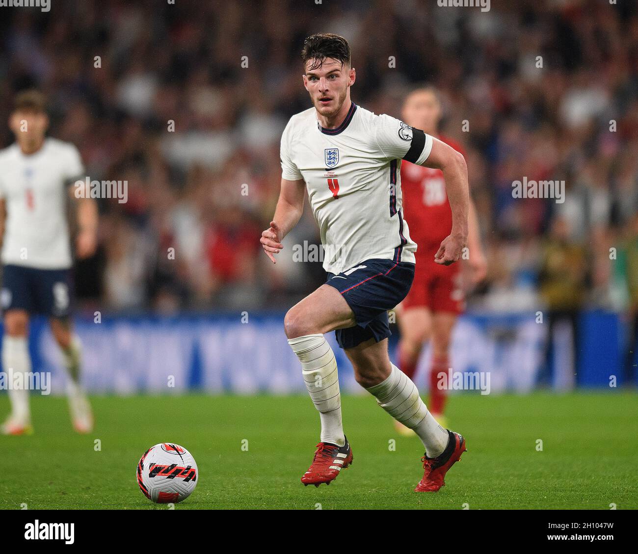 Inghilterra / Ungheria - Coppa del mondo FIFA 2022 - Stadio di Wembley il riso Declan in Inghilterra durante la Coppa del mondo di qualificazione a Wembley. Foto : Mark Pain Foto Stock