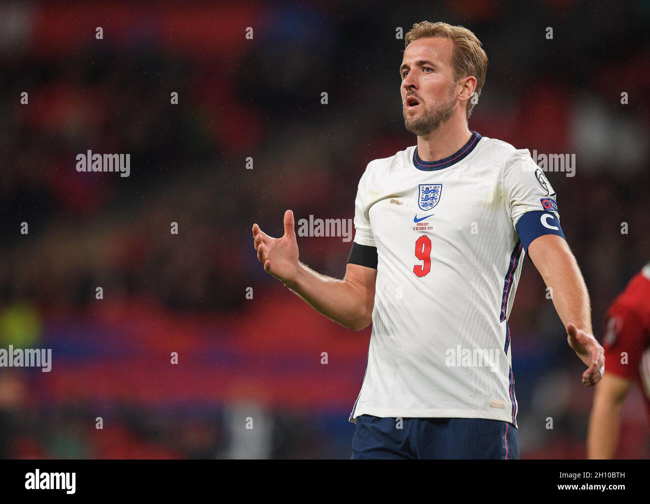 Inghilterra / Ungheria - Coppa del mondo FIFA 2022 - Stadio di Wembley Harry Kane in Inghilterra durante la Coppa del mondo di qualificazione a Wembley. Foto : Mark Pain Foto Stock