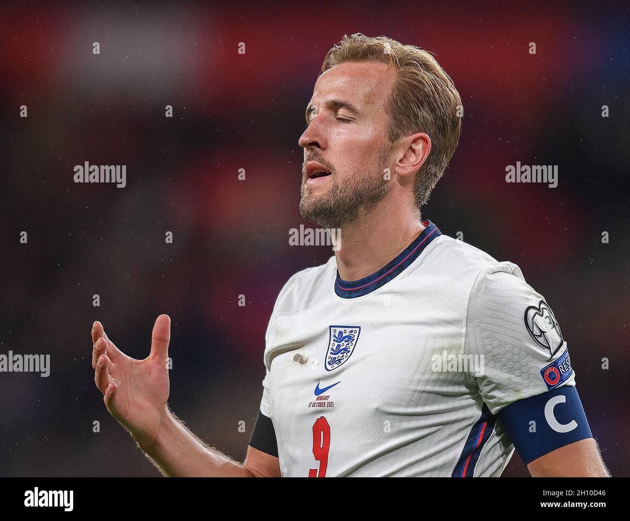 Inghilterra / Ungheria - Coppa del mondo FIFA 2022 - Stadio di Wembley Harry Kane in Inghilterra durante la Coppa del mondo di qualificazione a Wembley. Foto : Mark Pain Foto Stock